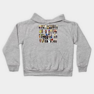 A trip through time and space Kids Hoodie